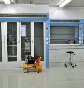 Floor fume chamber-fume hoods